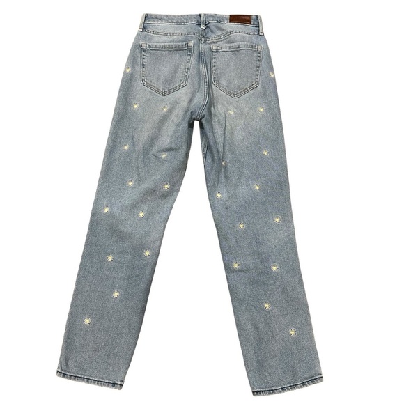 Hollister | 90’s Light Blue Jeans w/ Flower Ultra High rise Mom Jean 24 (27L) - Picture 7 of 7